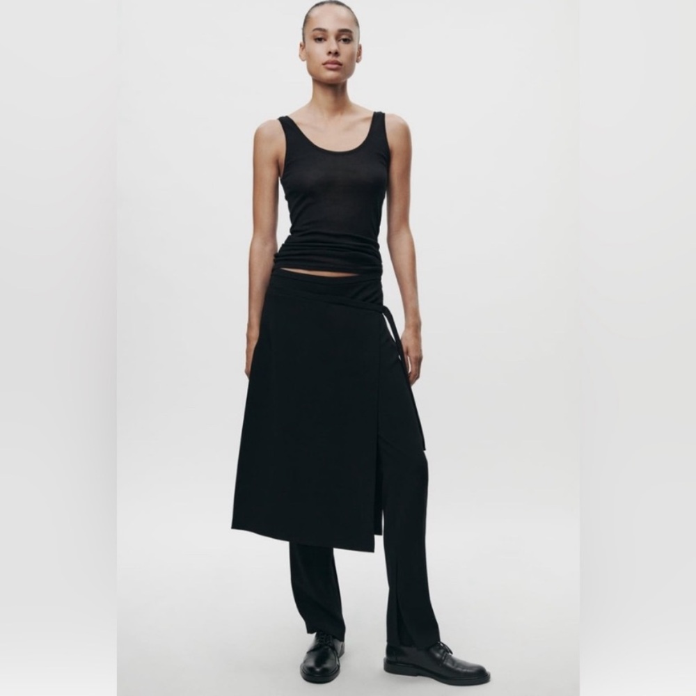Zara black pareo , skirt, pants. New XS